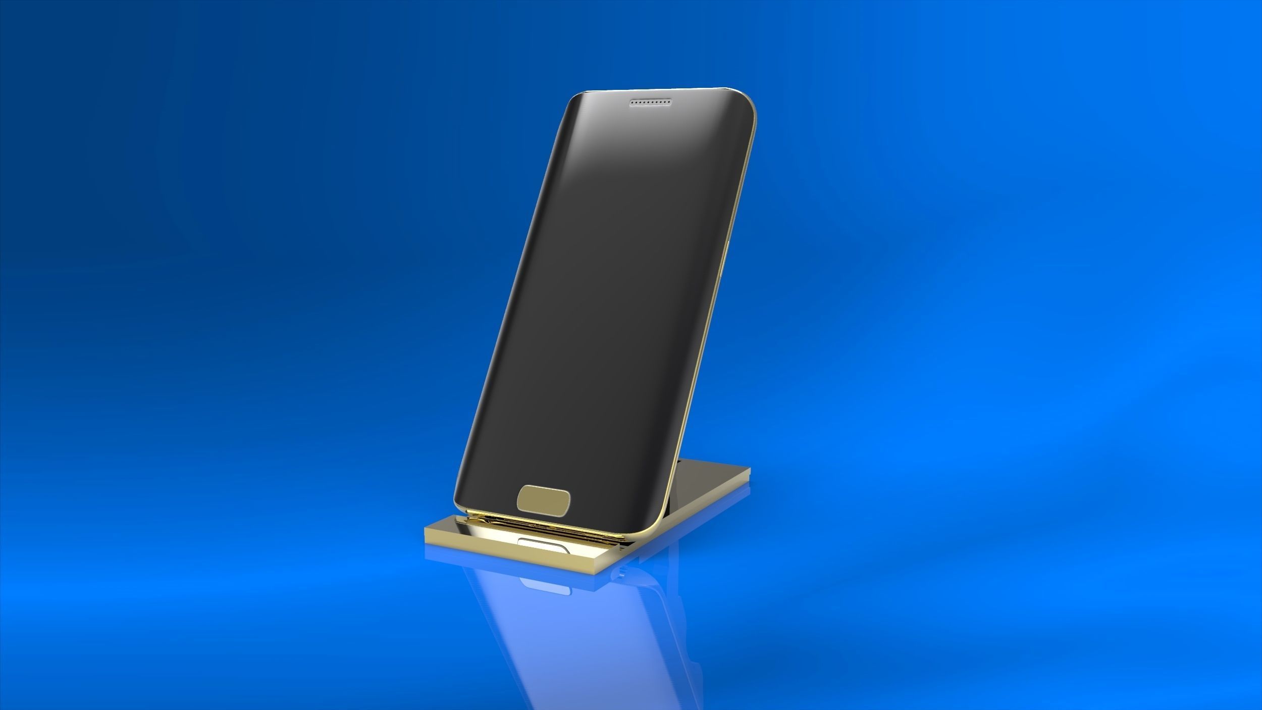 Phone stand Fighter 3D model_10