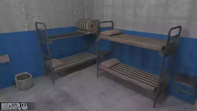 Prison cell - interior and props