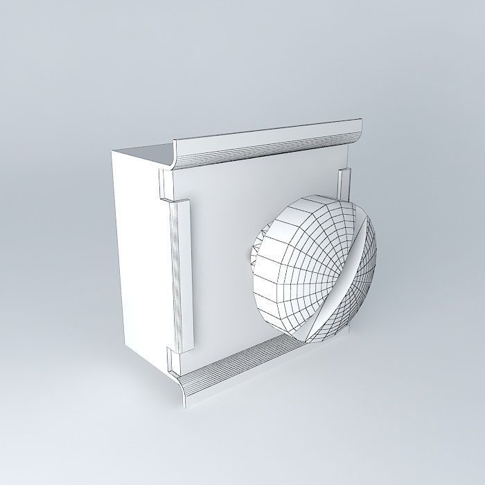 Rack Mount Anchor Screw, nut and retainer 3D model_3