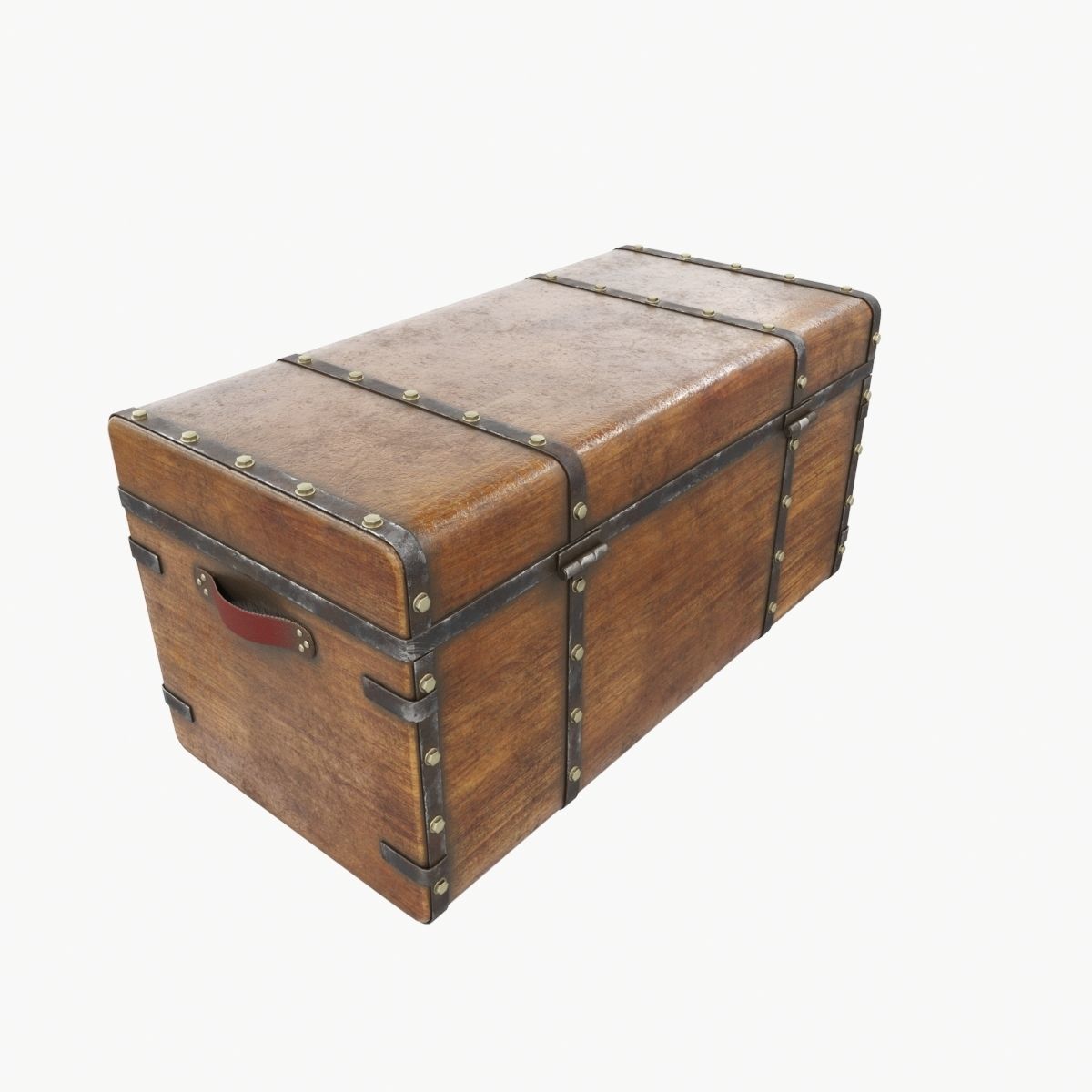 Old chest 01 3D model_6