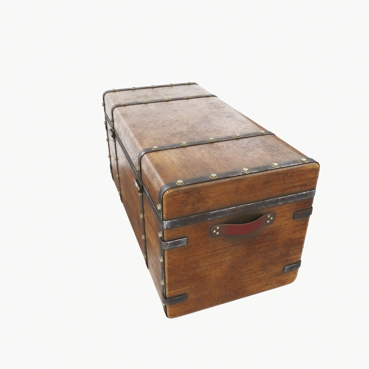 Old chest 01 3D model_5