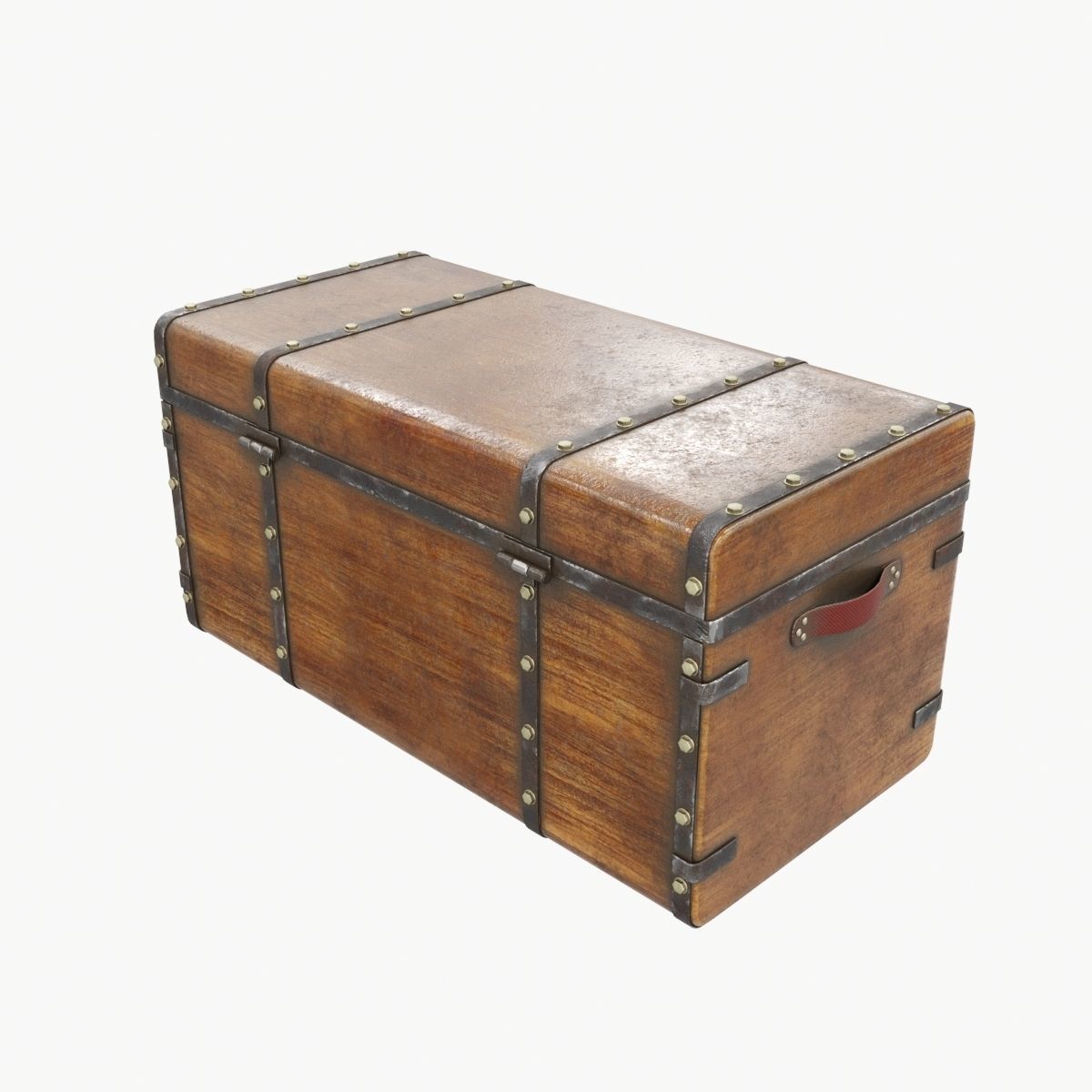 Old chest 01 3D model_1