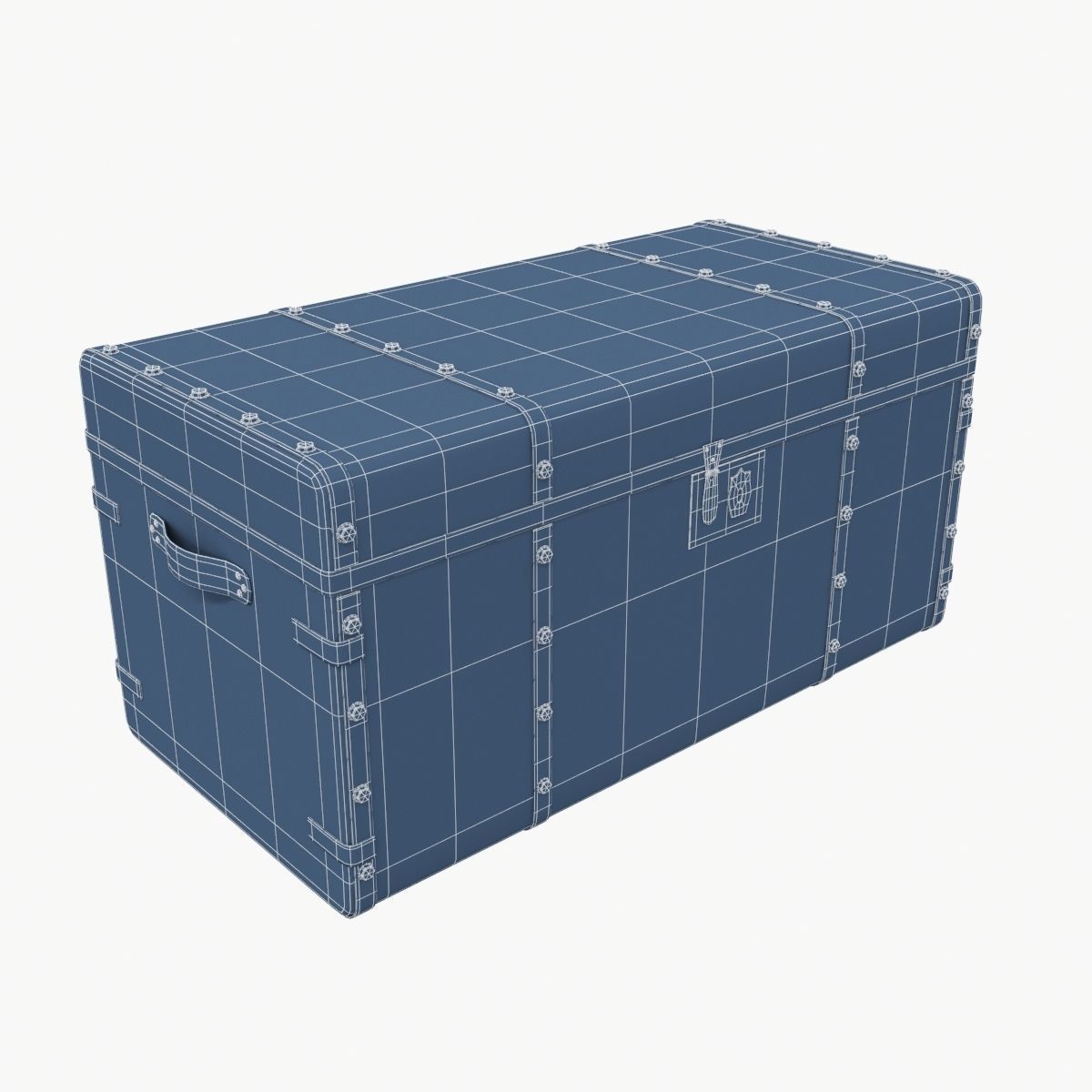 Old chest 01 3D model_7