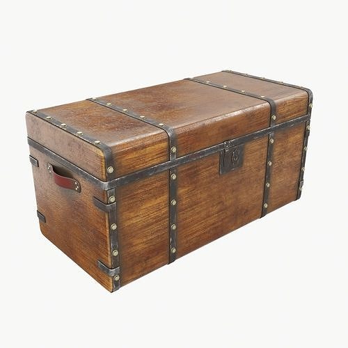 Old chest 01 3D model