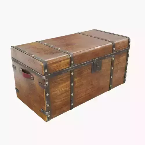 Old chest 01 3D model