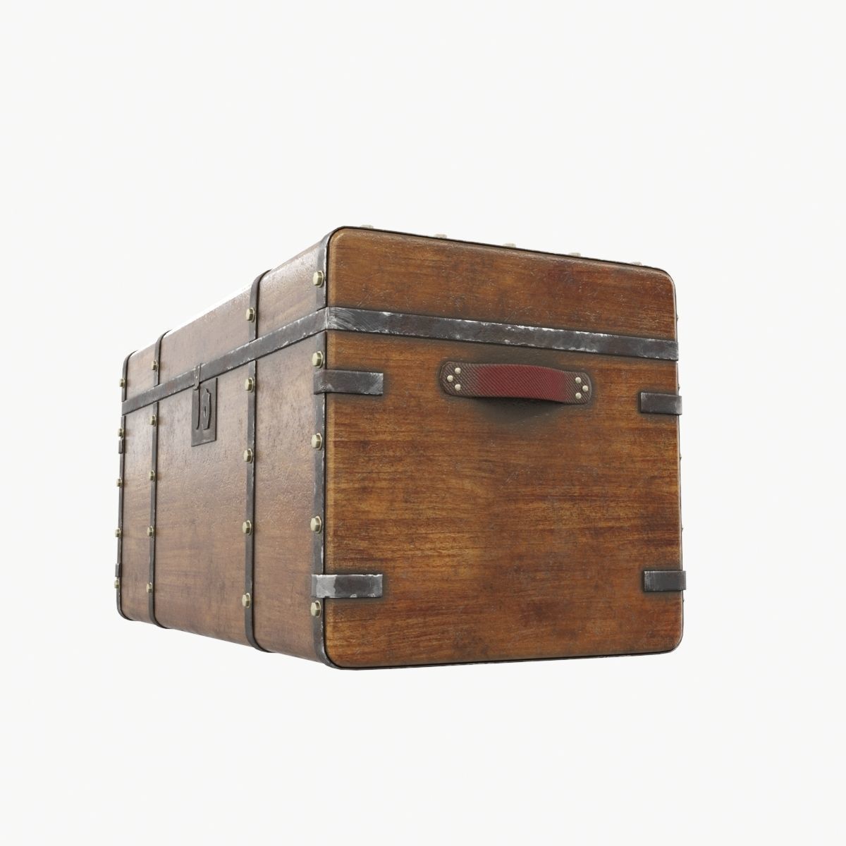 Old chest 01 3D model_3