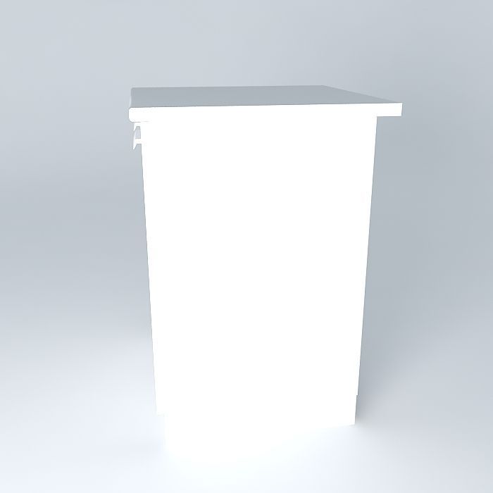 Cabinets cabinet with gold legs Free 3D model_2