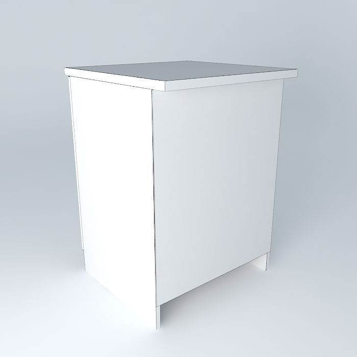 Cabinets cabinet with gold legs Free 3D model_4