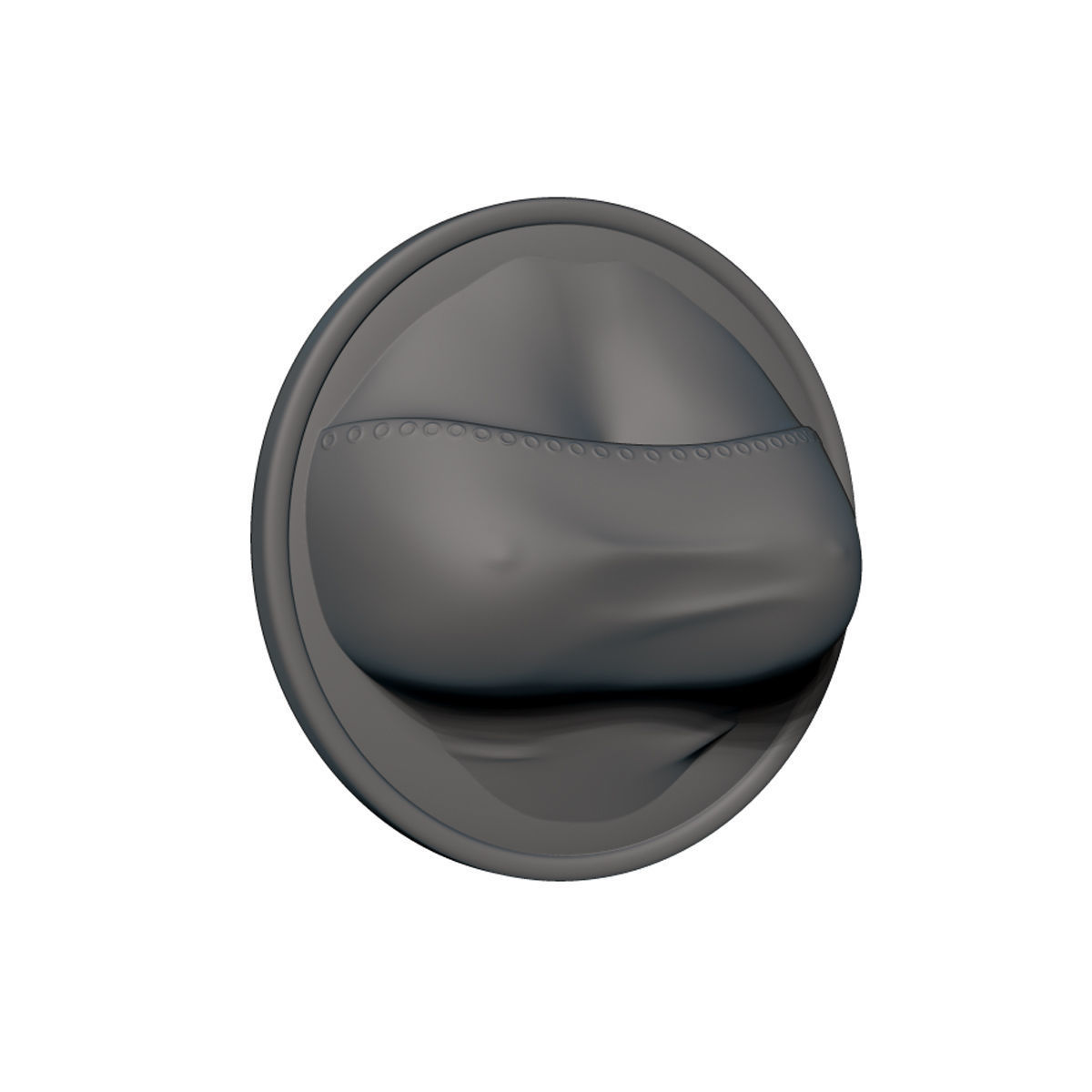 Cleavage Busty Tube Top Fridge Magnets set 3D print model_2