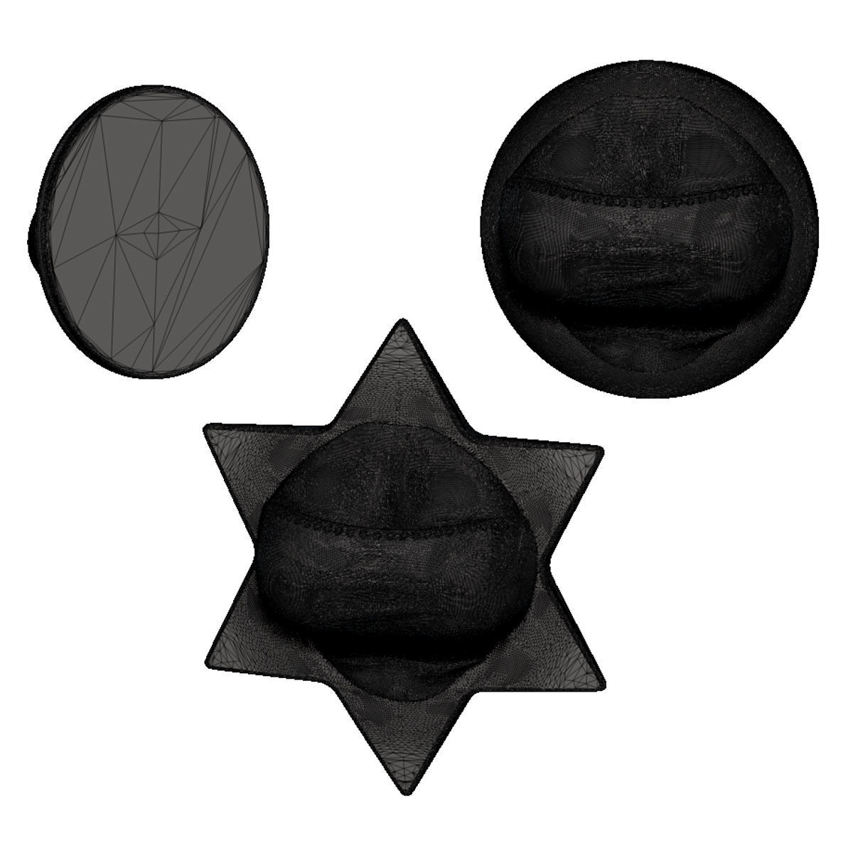 Cleavage Busty Tube Top Fridge Magnets set 3D print model_11