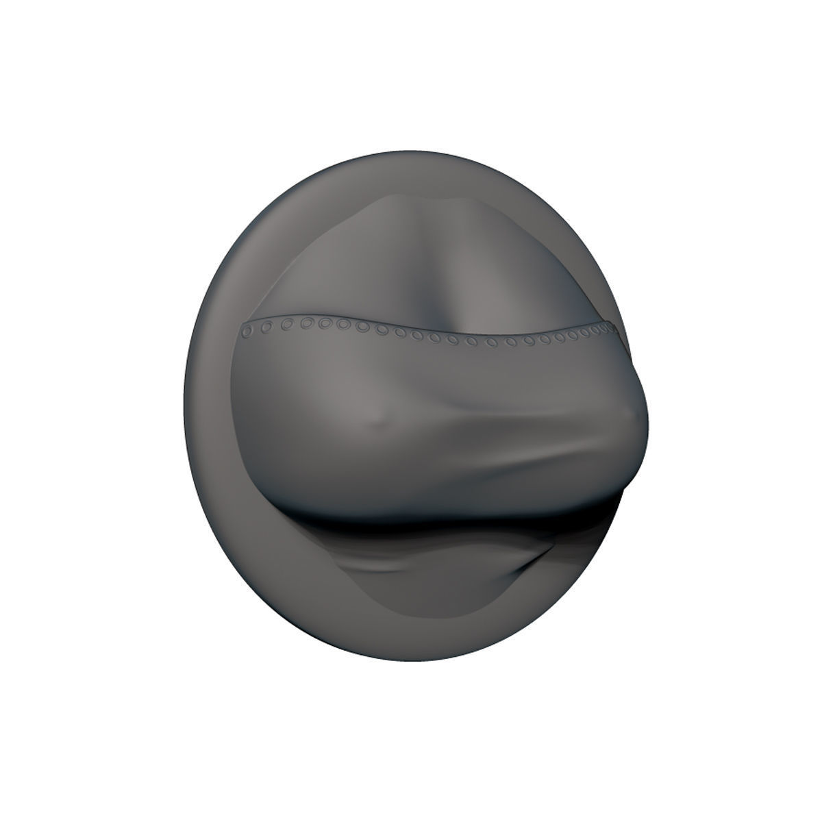 Cleavage Busty Tube Top Fridge Magnets set 3D print model_3