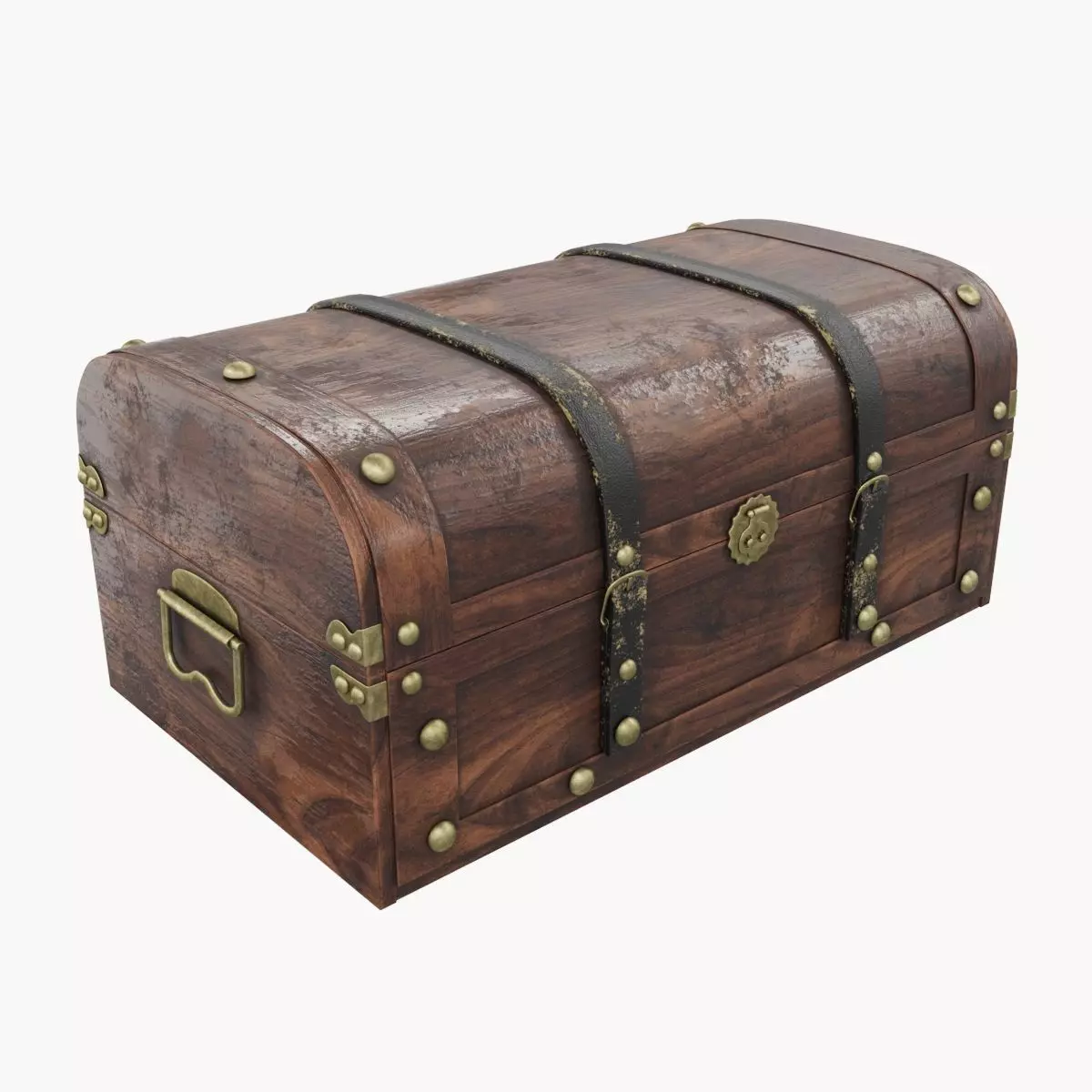 Old chest 03 3D model_0