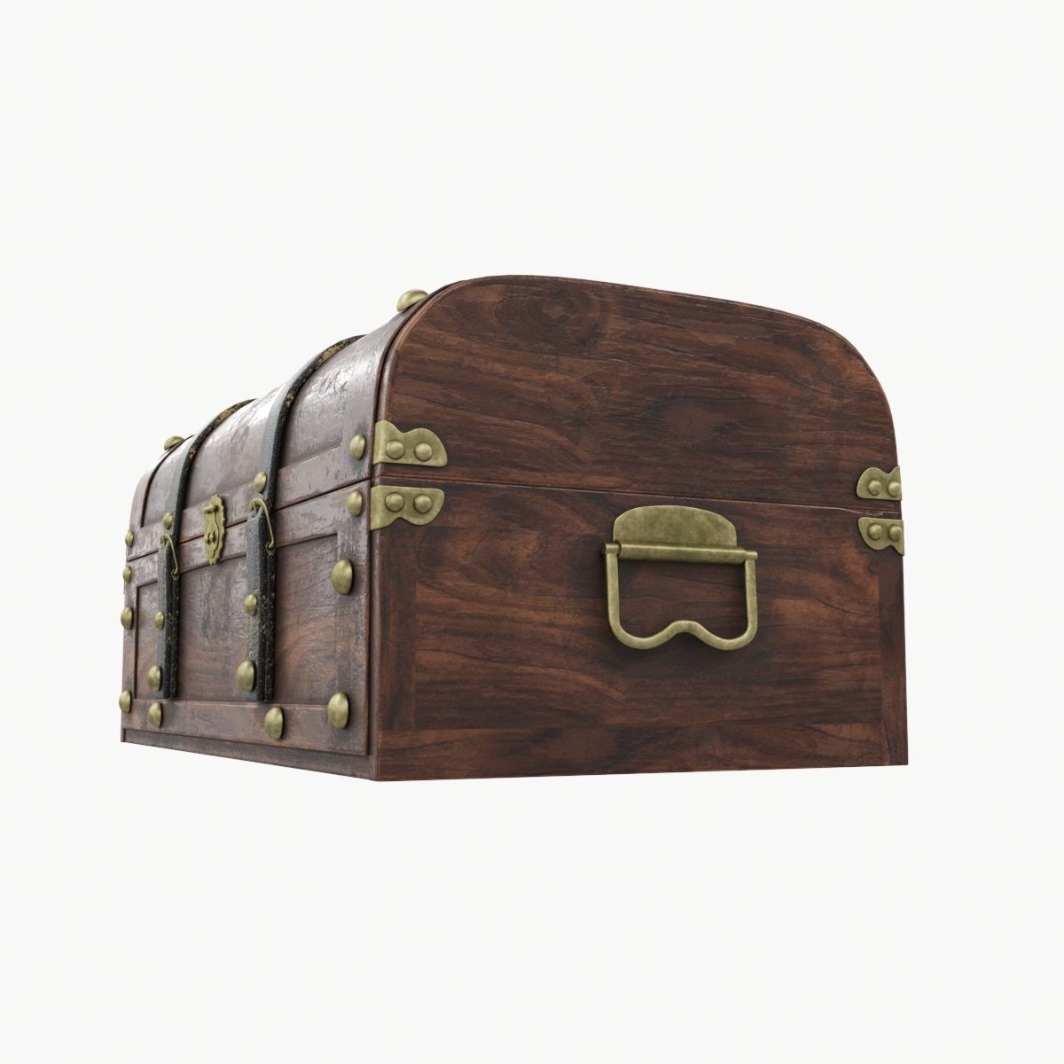 Old chest 03 3D model_3