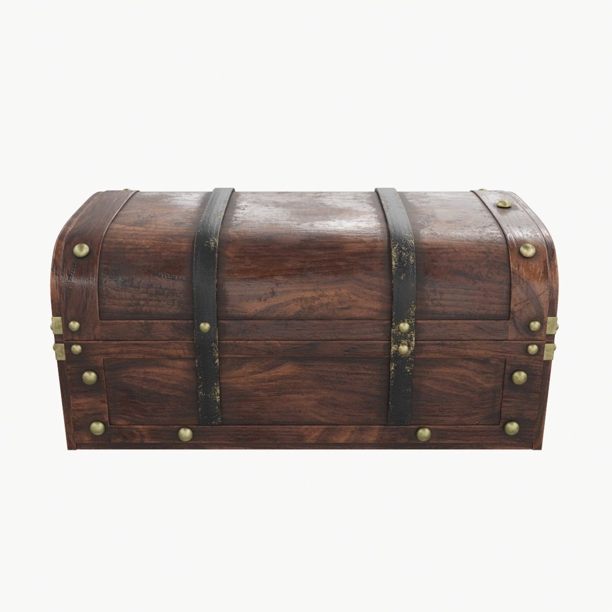 Old chest 03 3D model_2
