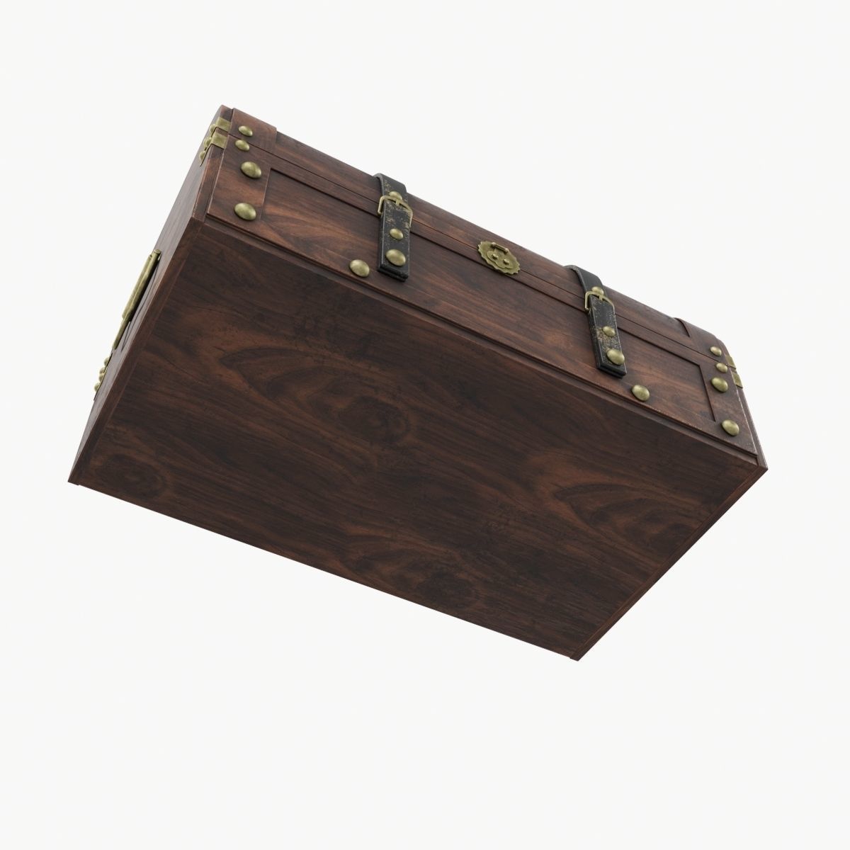 Old chest 03 3D model_4