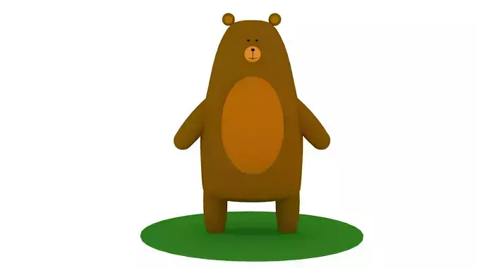 3D Teddy Bear Model