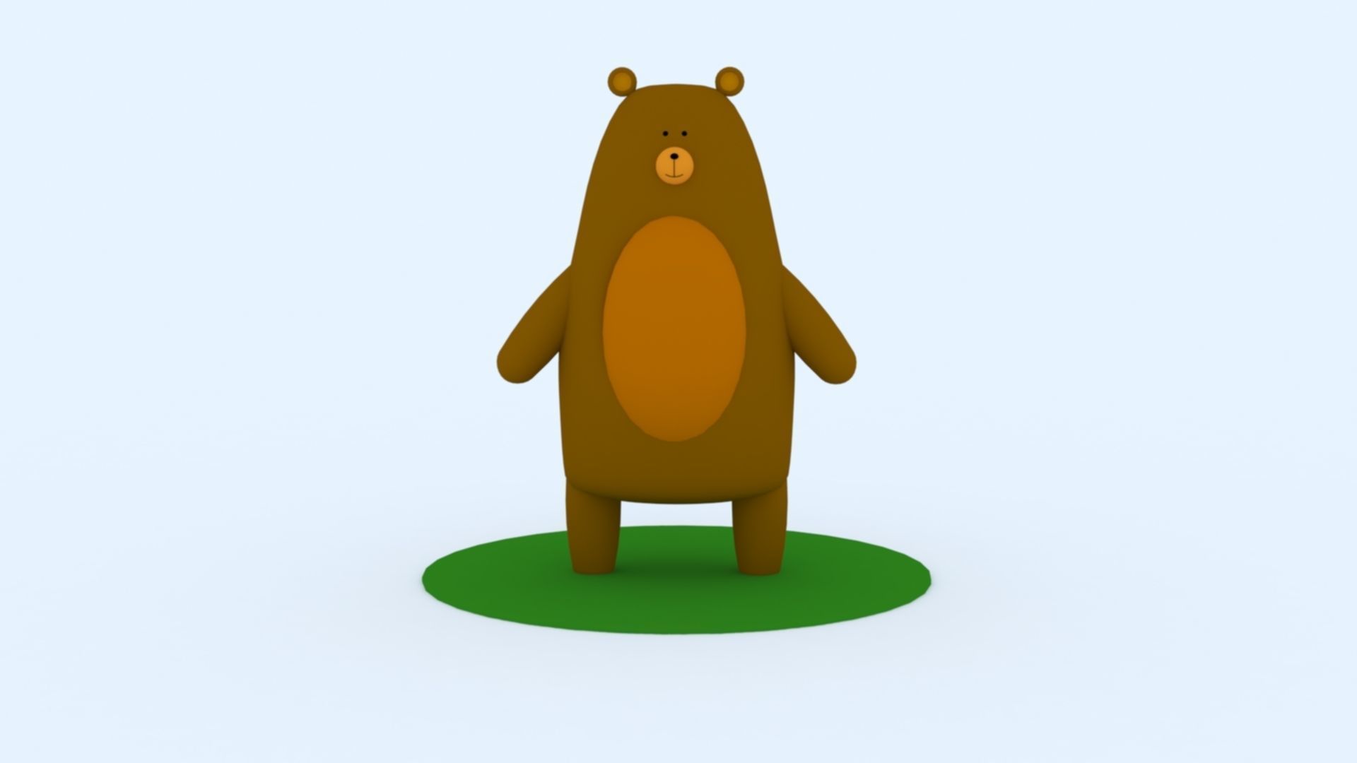3D Teddy Bear Model 3D print model_3