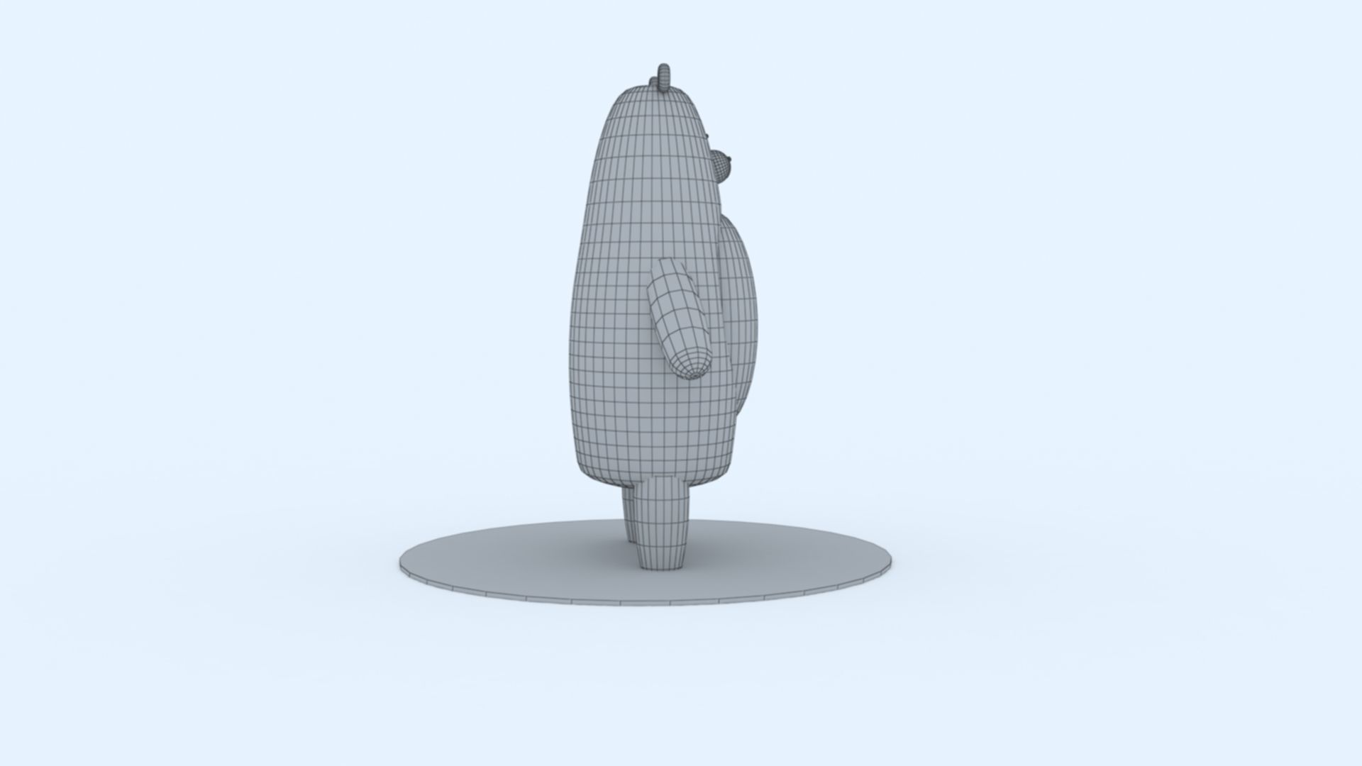 3D Teddy Bear Model 3D print model_8