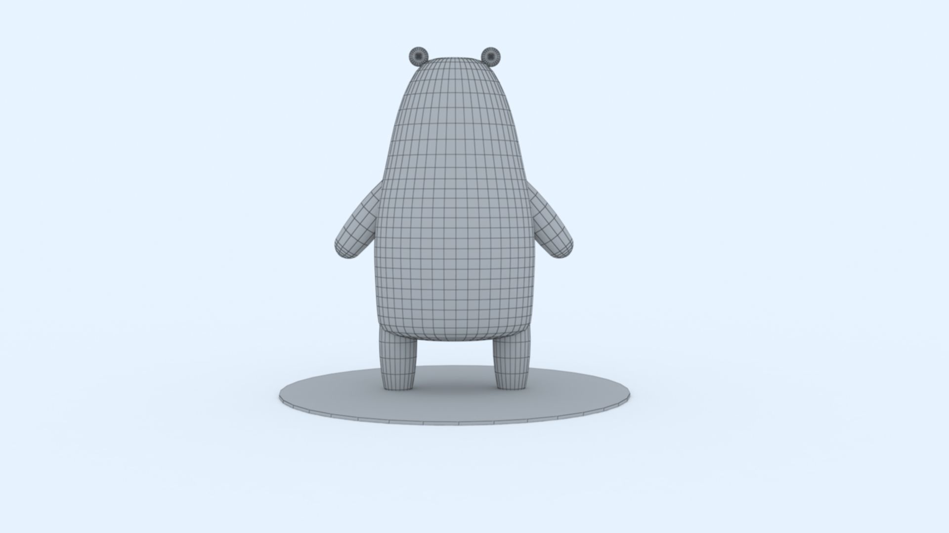 3D Teddy Bear Model 3D print model_9