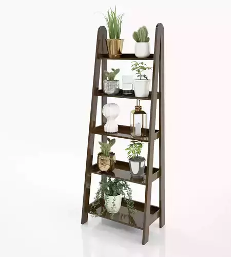 Porch and Den Peterson 5-shelf Ladder Bookcase