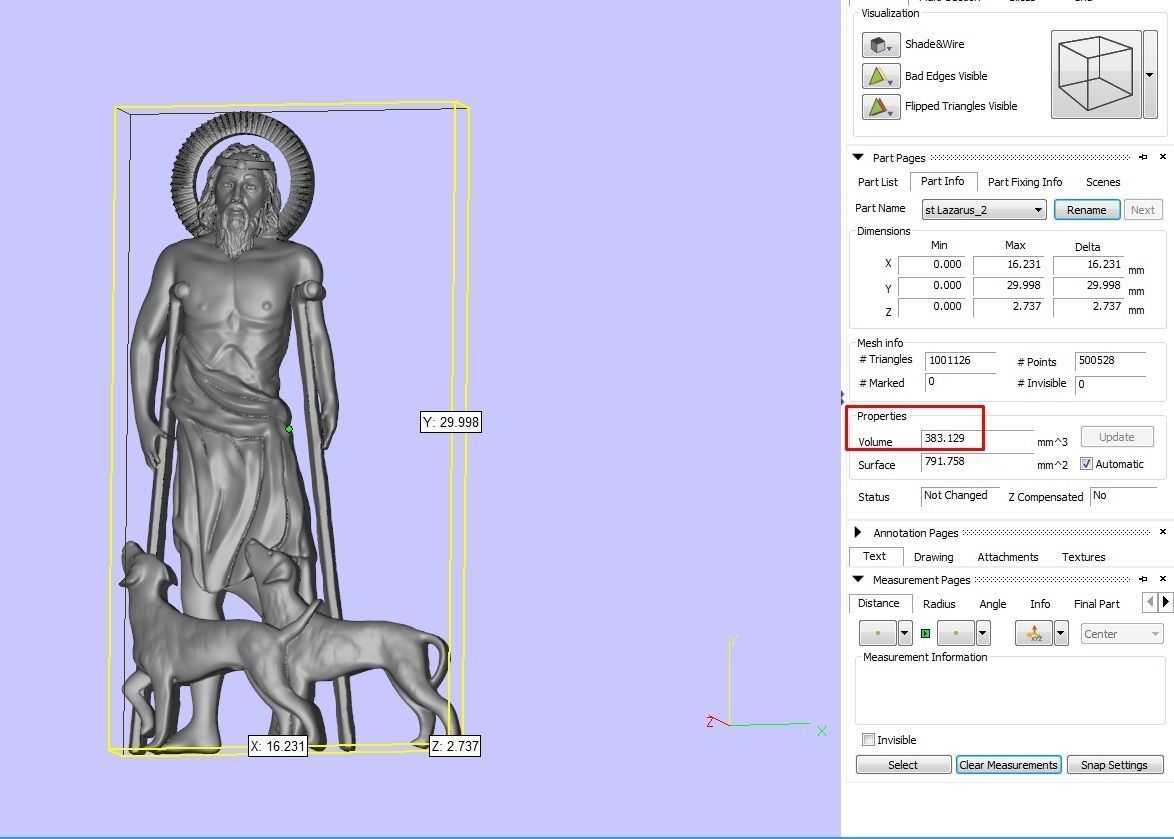 Saint Lazarus  3D print model_4