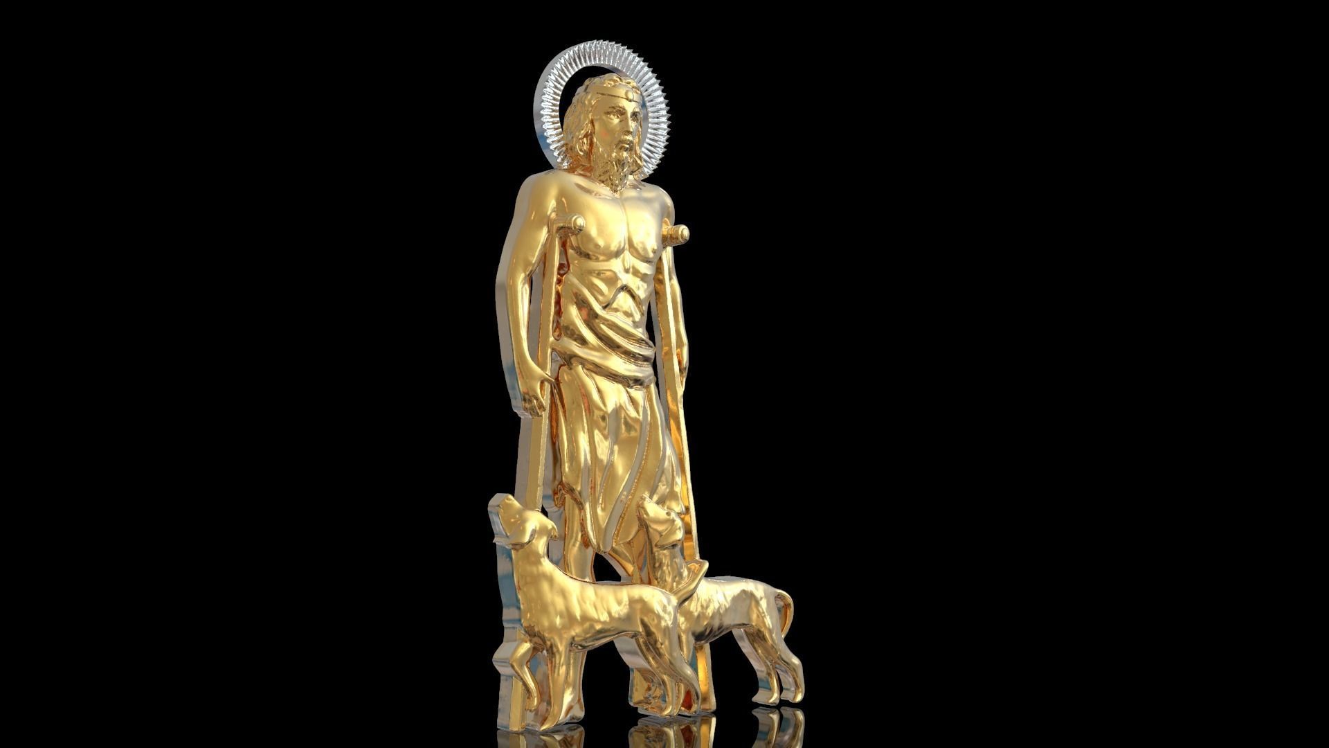 Saint Lazarus  3D print model_1
