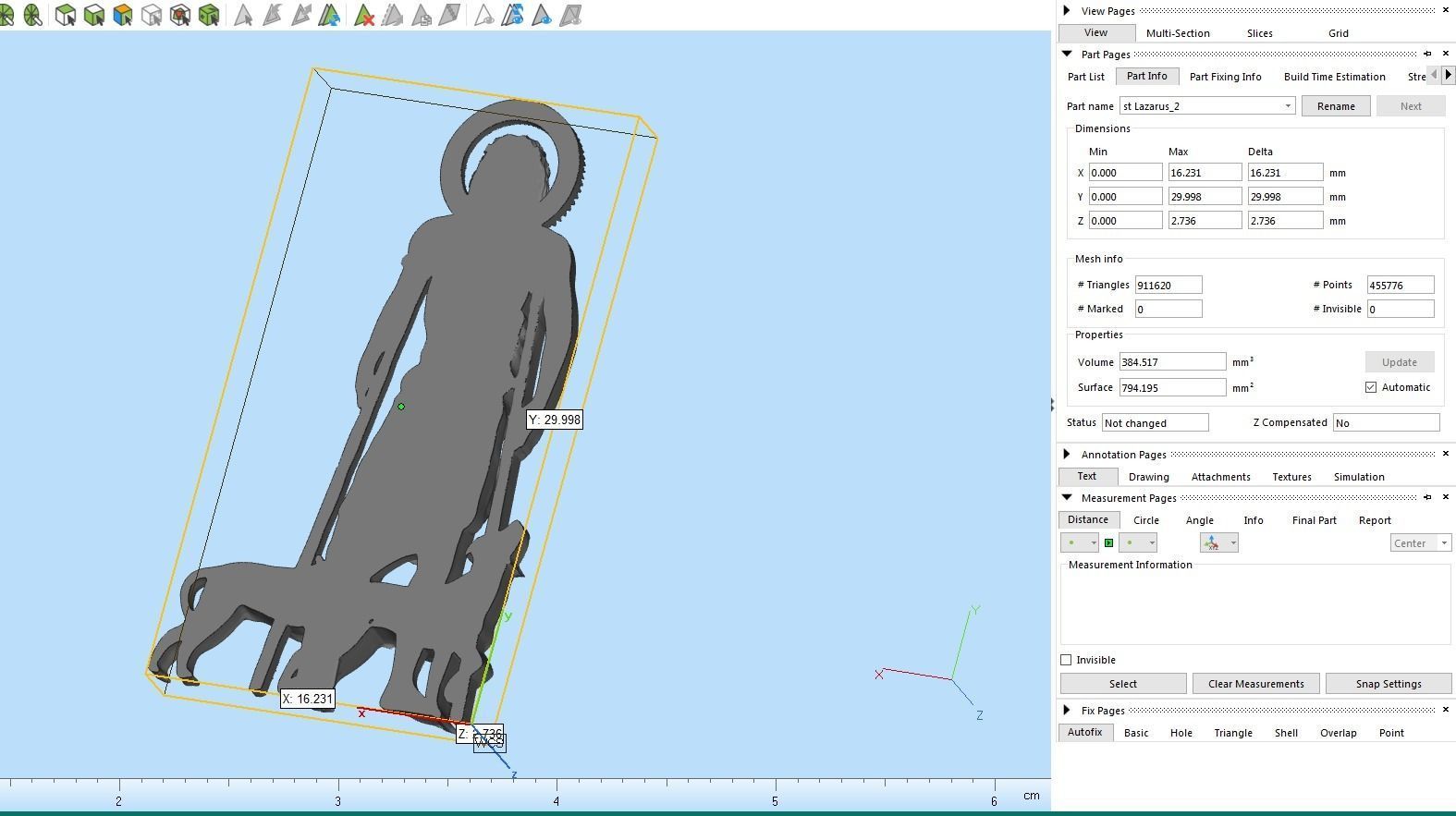 Saint Lazarus  3D print model_5