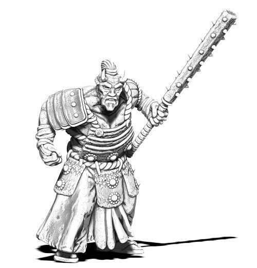 Samourai shugoki - Wabara 35mm scale - 3D print model 3D print model_6