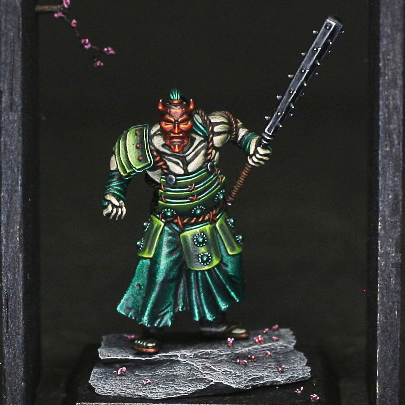 Samourai shugoki - Wabara 35mm scale - 3D print model 3D print model_9