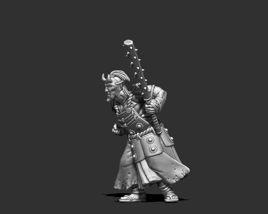 Samourai shugoki - Wabara 35mm scale - 3D print model 3D print model_3