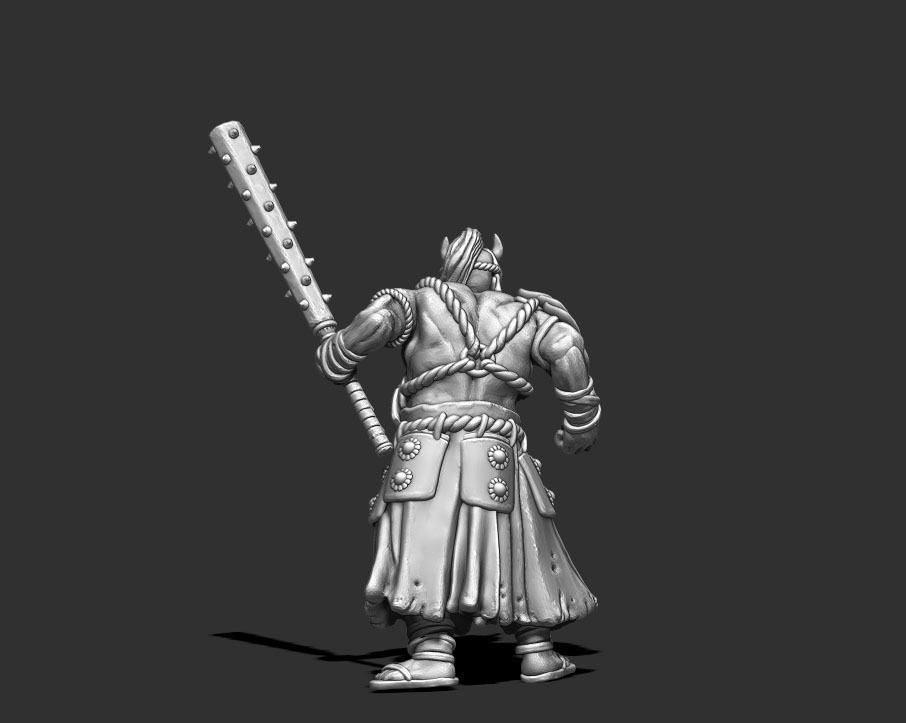 Samourai shugoki - Wabara 35mm scale - 3D print model 3D print model_4