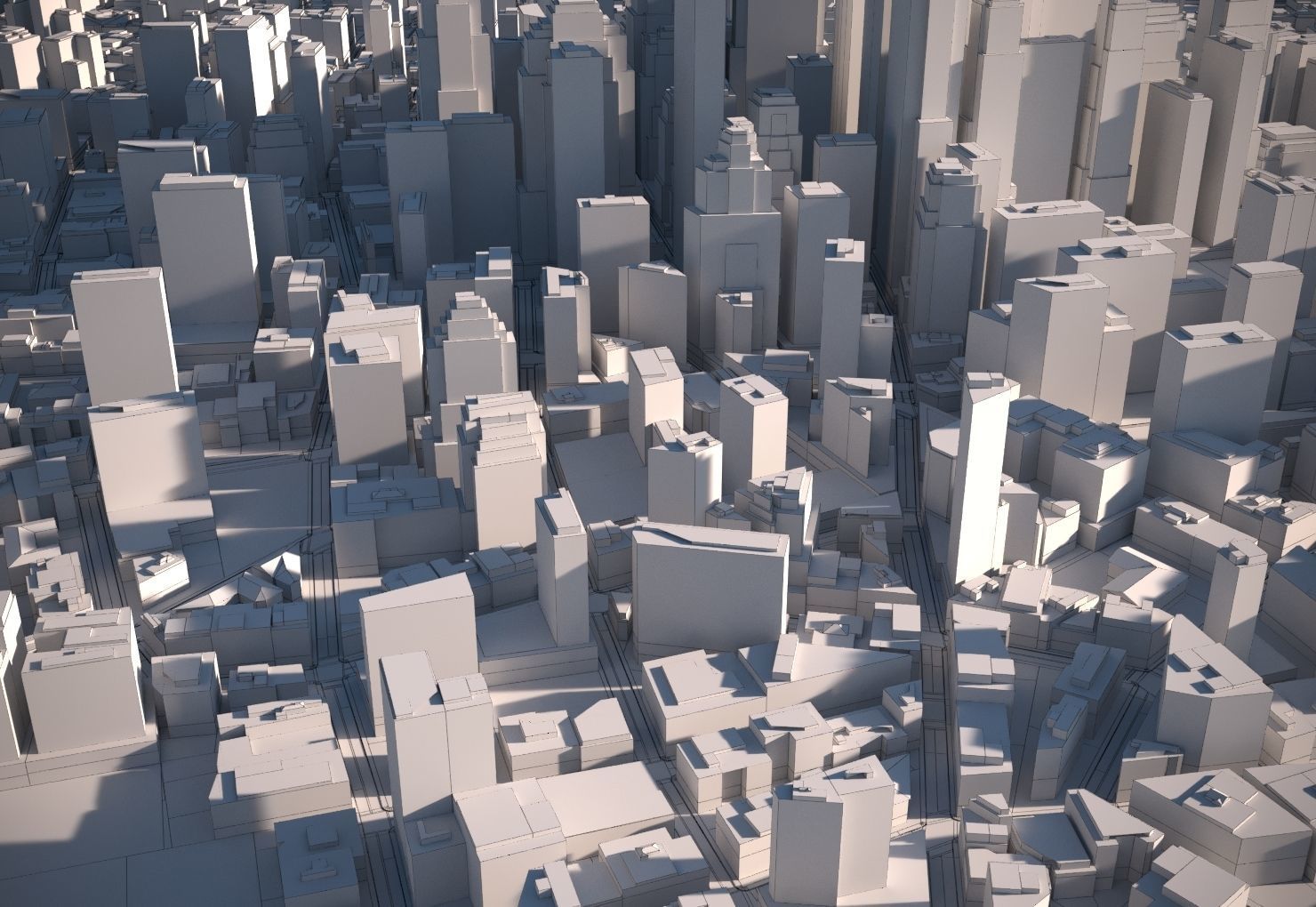 City 18 Low-poly 3D model_7