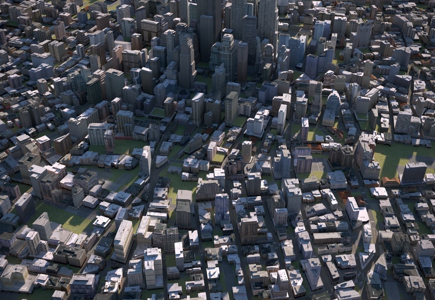 City 18 Low-poly 3D model_5