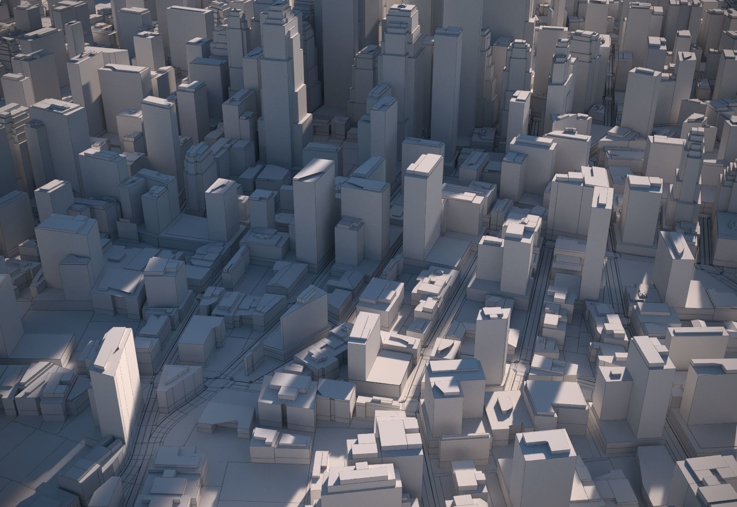 City 18 Low-poly 3D model_6
