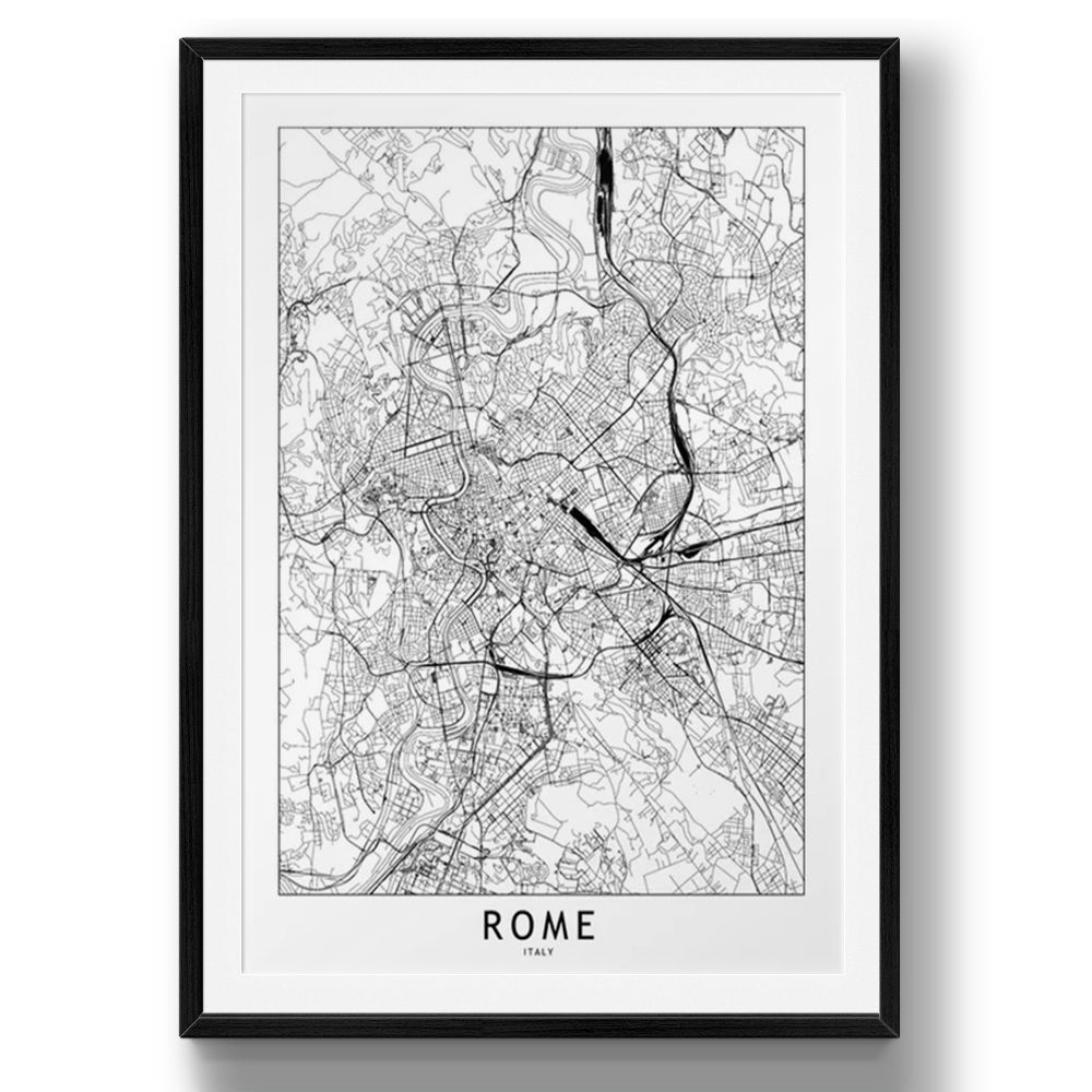 Posters City Maps Europe  3D model_1