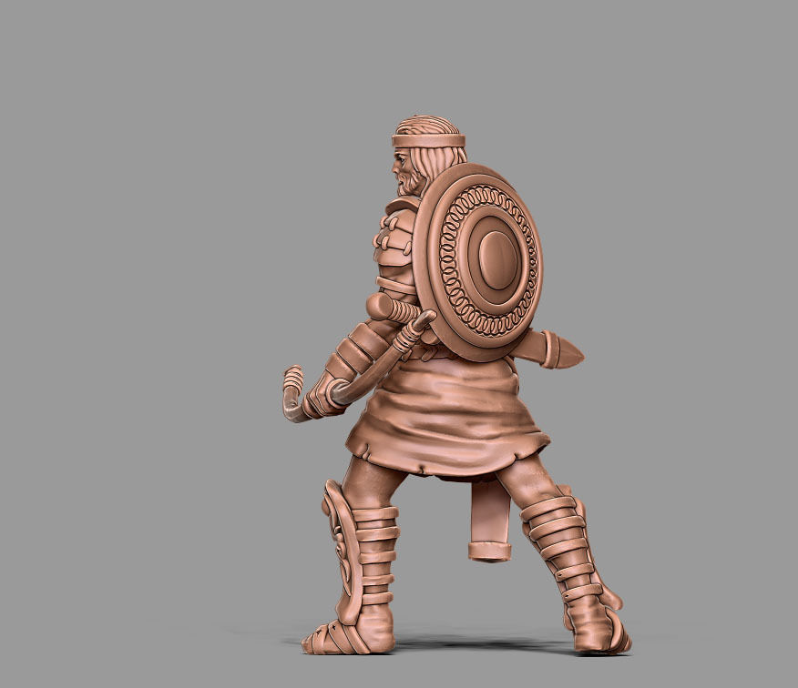 Greek Bowman - Ulysse archer 35 mm scale - 3D print model 3D print model_1