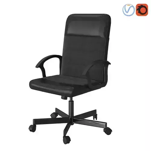 Renberget office chair 3D model