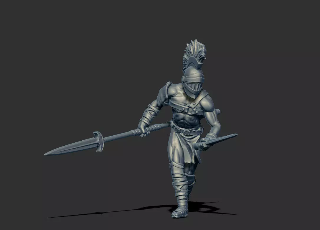 Gladiator - Asper 35mm scale - 3D print model 3D print model_0
