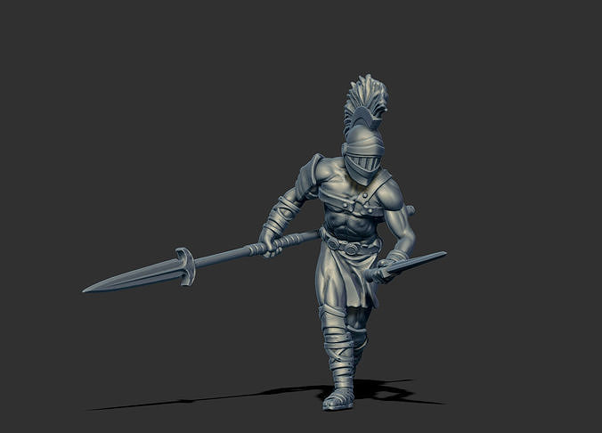 Gladiator - Asper 35mm scale - 3D print model 3D print model