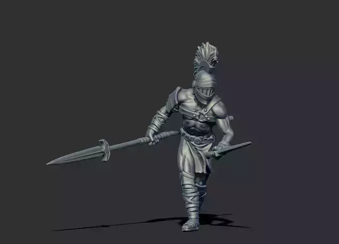 Gladiator - Asper 35mm scale - 3D print model 3D print model