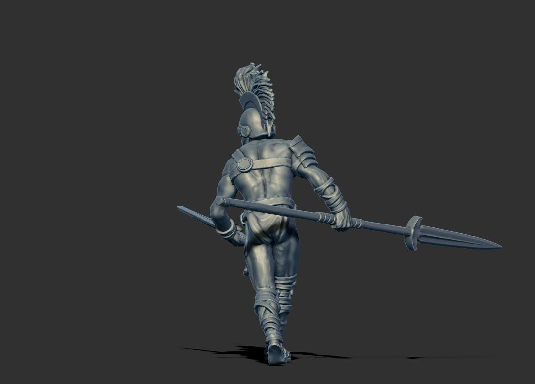 Gladiator - Asper 35mm scale - 3D print model 3D print model_3