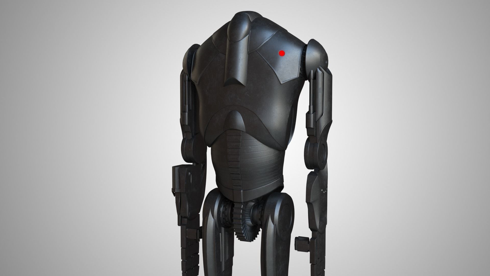 B2 Battle Droid Low-poly 3D model_3