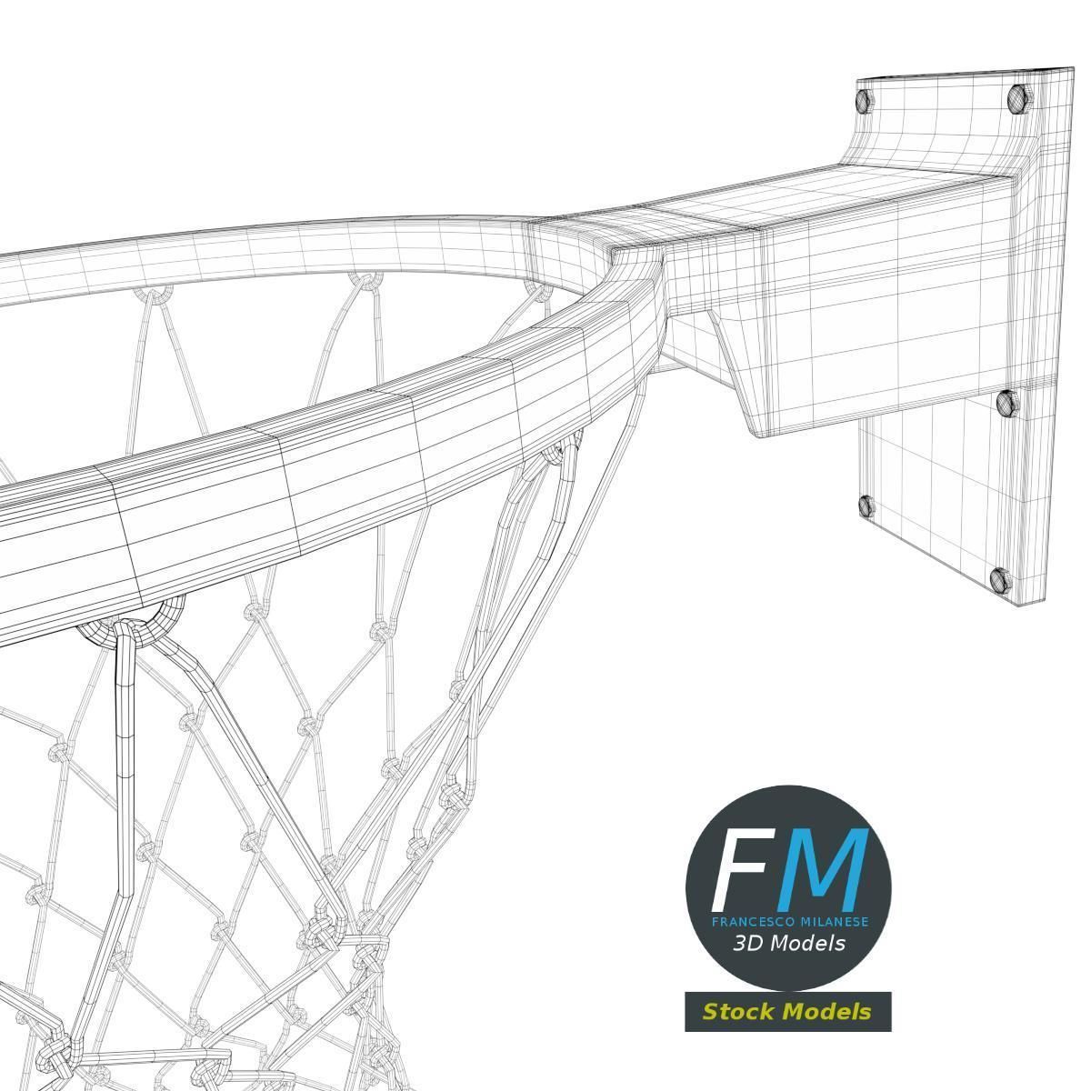 Basket ring 3D model_7