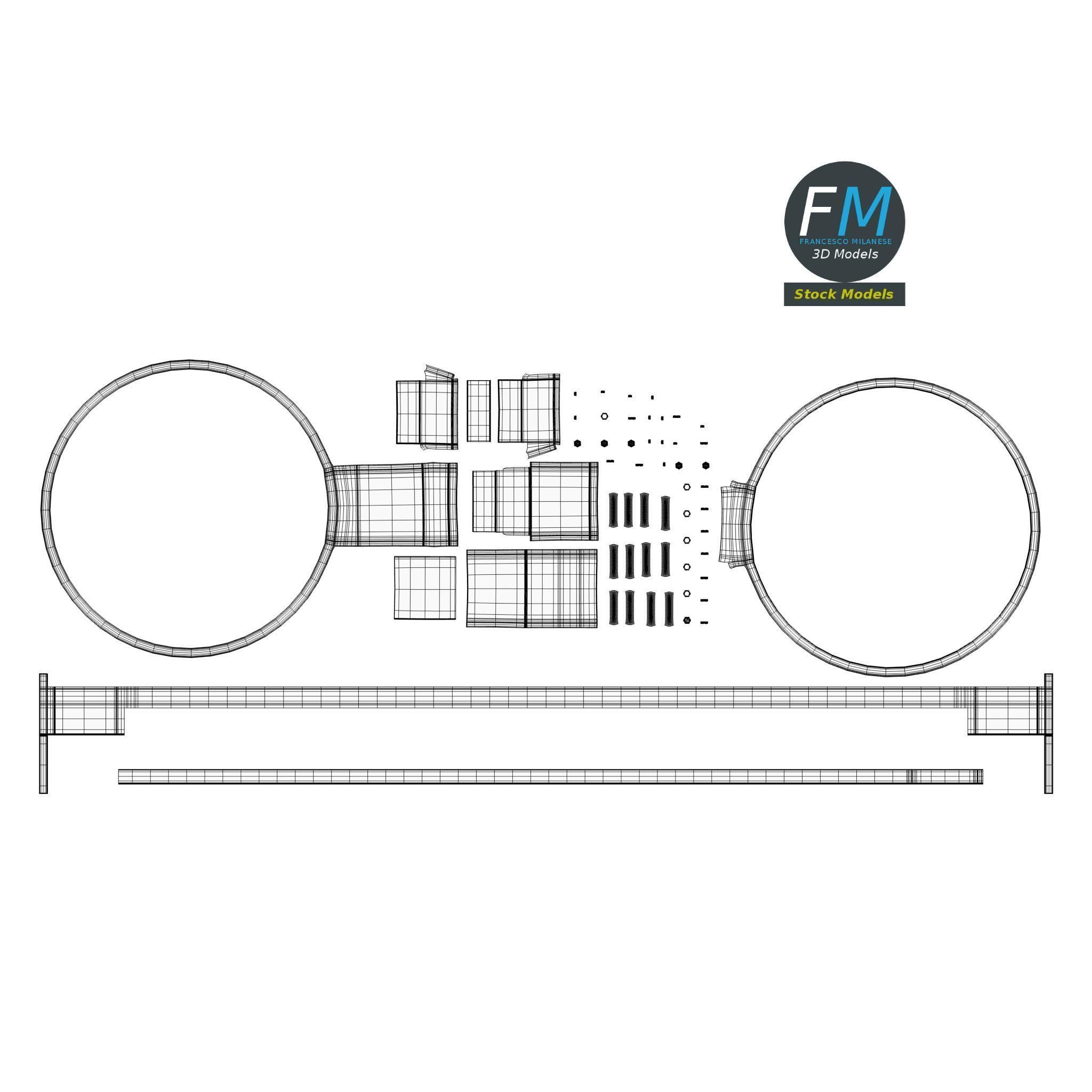 Basket ring 3D model_11