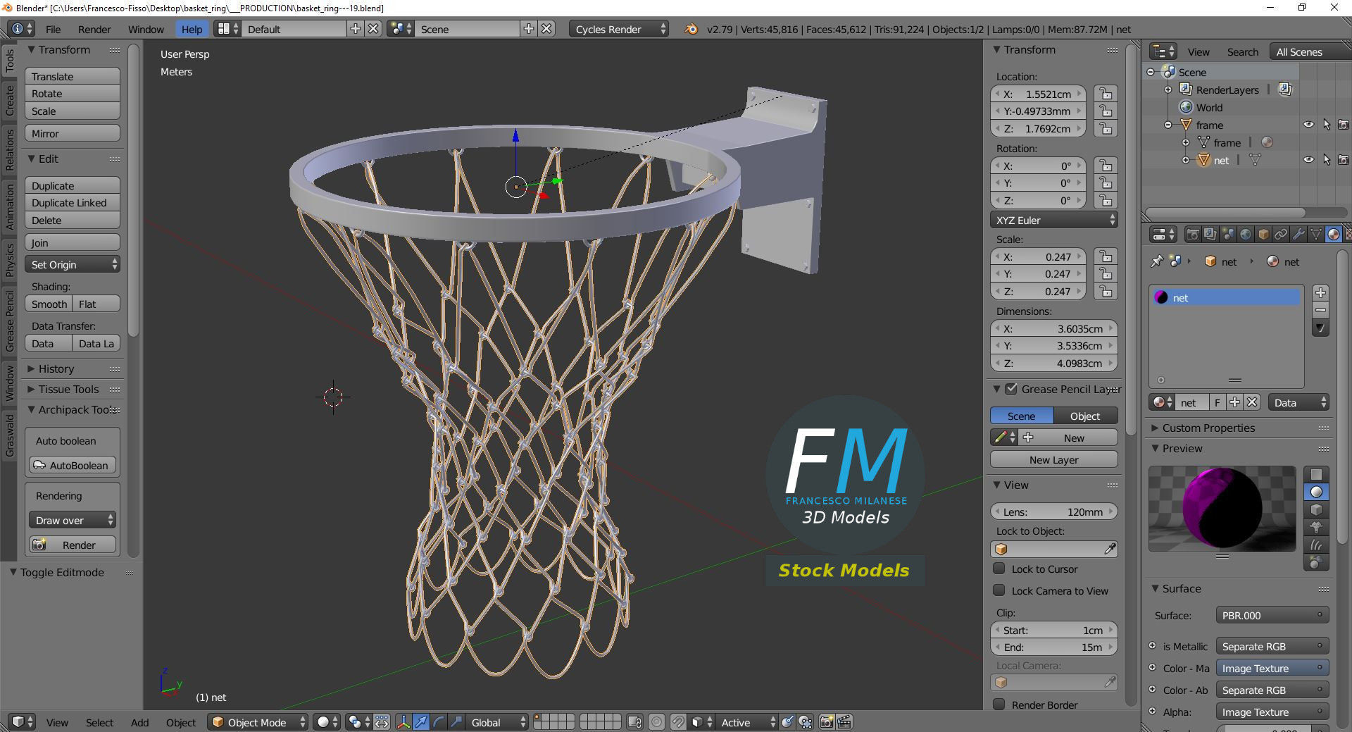 Basket ring 3D model_9
