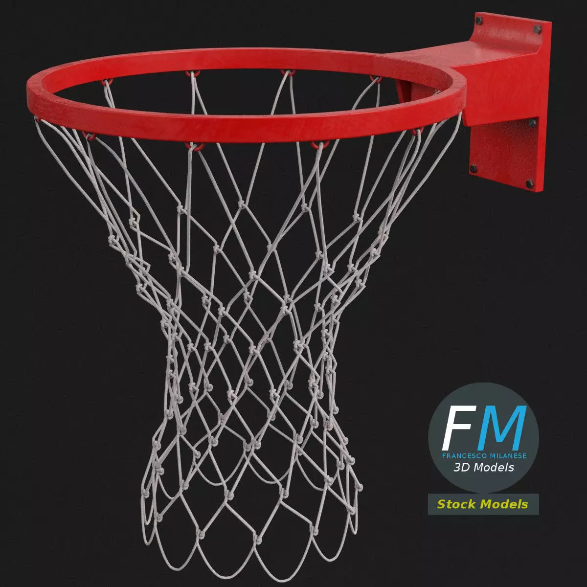 Basket ring 3D model_0