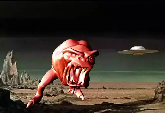 ID Monster from FORBIDDEN PLANET figure 3D print model