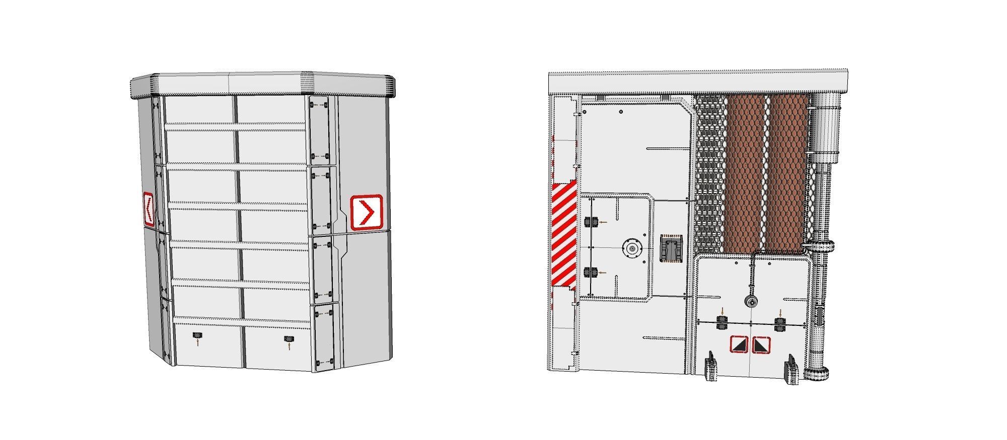 sci-fi Architecture kitbash 25 3D model_18