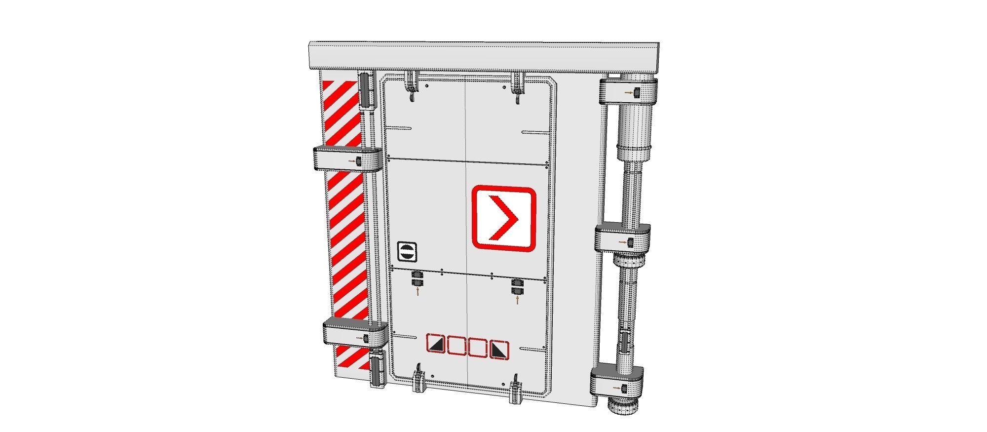 sci-fi Architecture kitbash 25 3D model_20