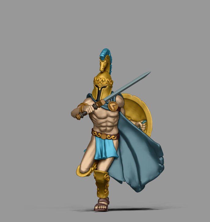 Greek - Hylas  35mm scale - 3D print model 3D print model_10